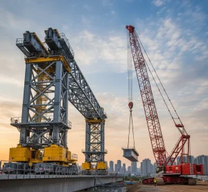 Girder Launcher vs. Crane