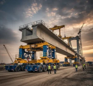 Girder Transporter Systems for Heavy Load Shifting